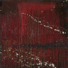Red Cascade, Pat Steir, Painting, The Speed Art Museum