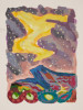 Laumede #16, Gregory Amenoff, Watercolor, University of Wyoming Art Museum