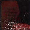 Little Red Waterfall (aka Deep Dreaming, Fall), Pat Steir, Painting, Delaware Art Museum