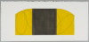 untitled (yellow and black), Robert Mangold, Drawing, Harvard Art Museums, Harvard University