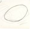 Pencil drawing for black concrete sculpture, Jene Highstein, Drawing, Blanton Museum of Art, University of Texas at Austin