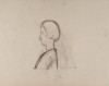 Study for The Collectors (Dorothy), Will Barnet, Drawing, Portland Museum of Art [Maine]