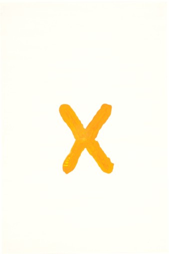 Orange "X" with Yellow
