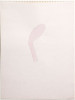 Pink Won, Richard Tuttle, Drawing, Montclair Art Museum