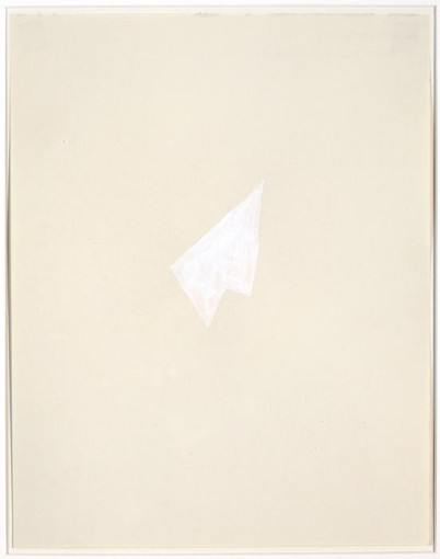 White Fold over Diagonal