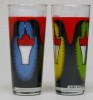 Ritzenhoff Milk Glasses, Mark Kostabi, Portland Art Museum [Oregon]