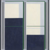 Grey, Green, Blue, Michael Clark (Clark Fox), Painting, Indianapolis Museum of Art