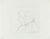 Study for The Collectors" (both)", Will Barnet, Drawing, Seattle Art Museum