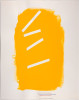 MCA Wall Plan (yellow), Lucio Pozzi, Painting, Virginia Museum of Fine Arts