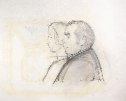 Study for 'The Collectors' (Herb and Dorothy Vogel)