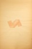 Study for Cloth Piece, Pale Orange Ten-Sided, Richard Tuttle, Watercolor, University Museum, Southern Illinois University