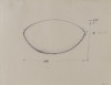 Flying Saucer Working Drawing, Jene Highstein, Drawing, Joslyn Art Museum