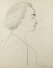 Study for Elena, Will Barnet, Drawing, Joslyn Art Museum